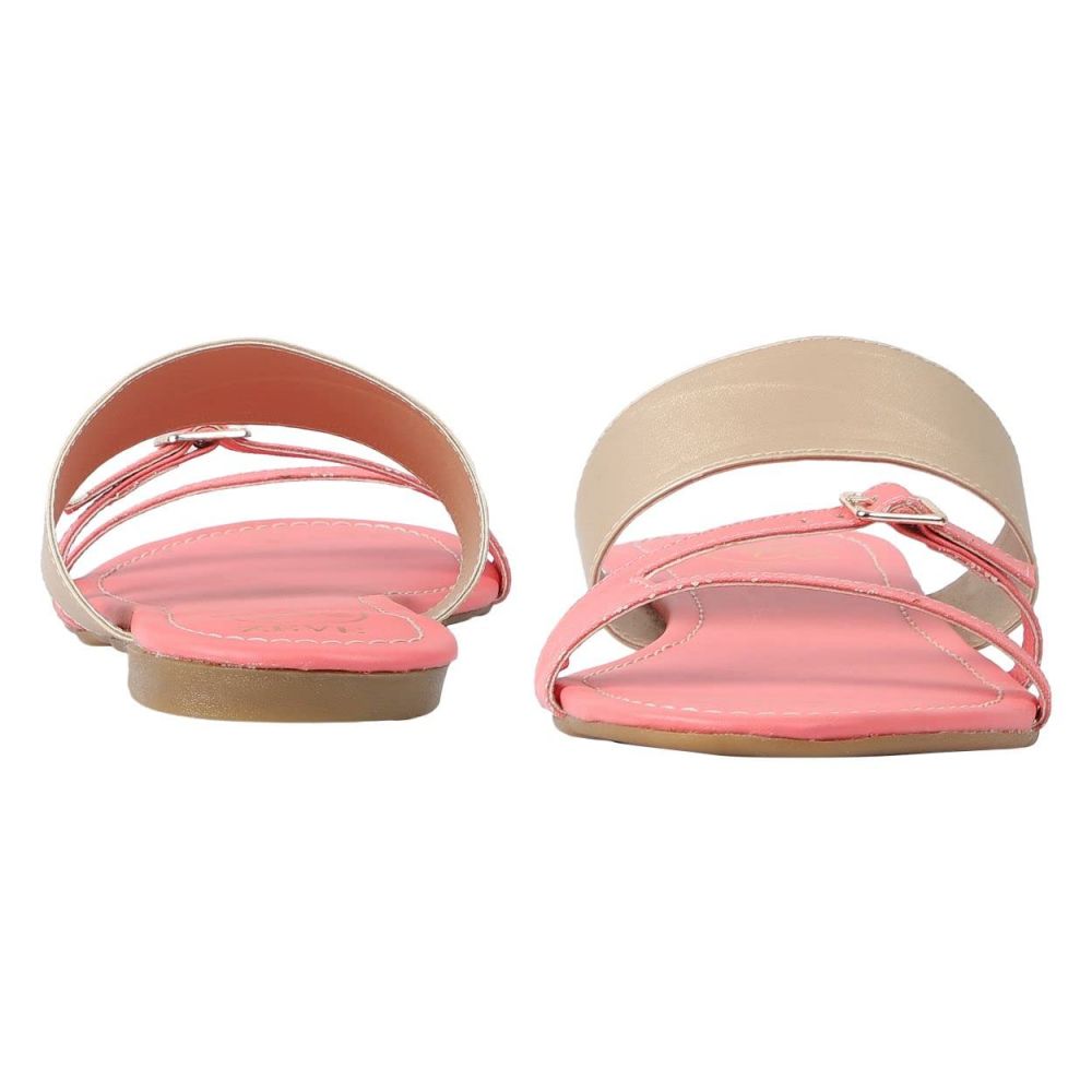 Blush pink cheap sandals flat